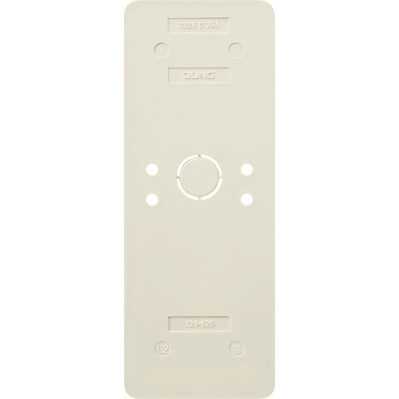 Jung Bodenplatten für die Serie AP 600 3fach, für 3fach-Kombinationen Art.-Nrn.: 626 A .., 625 A .., AP 600, weiß 328-626