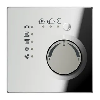 Jung KNX Stetigregler mit integrierter Tasterschnittstelle 4fach, Serie LS, glanzchrom GCR2178TS