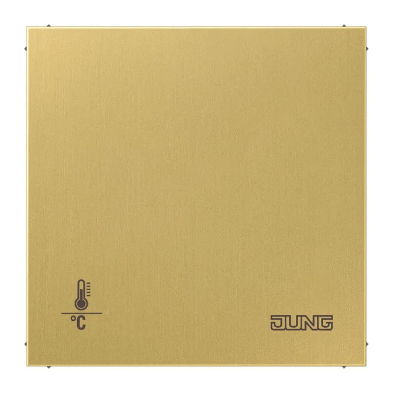 Jung KNX Objektregler mit integrierter Tasterschnittstelle 4fach, Messing, Serie LS, Messing classic ME2178ORTSC