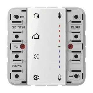 Jung KNX Stetigregler-Modul, 2fach, F50, Serie CD CD5178TSM