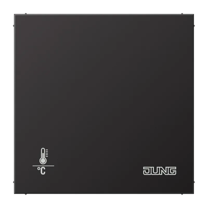 Jung KNX Objektregler mit integrierter Tasterschnittstelle 4fach, Aluminium lackiert, Serie LS, dark (lackiertes Aluminium) AL2178ORTSD
