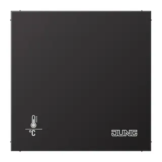 Jung KNX Objektregler mit integrierter Tasterschnittstelle 4fach, Aluminium lackiert, Serie LS, dark (lackiertes Aluminium) AL2178ORTSD
