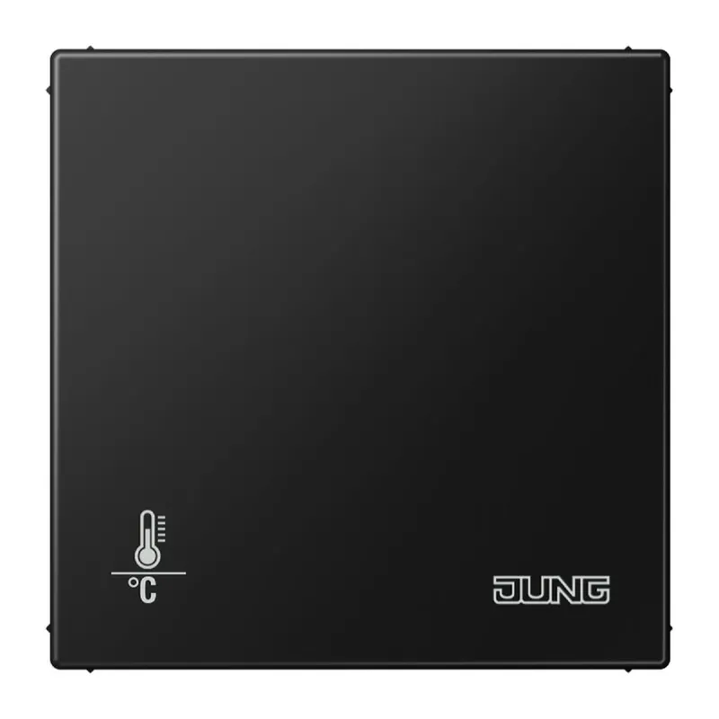 Jung KNX Objektregler mit integrierter Tasterschnittstelle 4fach, Serie LS, graphitschwarz matt LS2178ORTSSWM