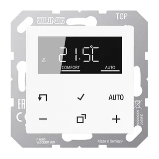 Jung LB-Management Raumthermostat-Set, Serie AS/A, alpinweiß TRDA1790WW