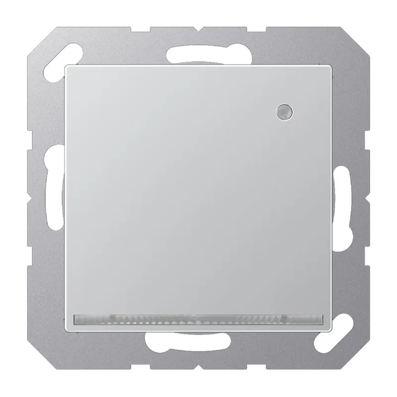 Jung LED-Orientierungslicht mit Helligkeitssensor, Serie A, aluminium A1539-OALLNW