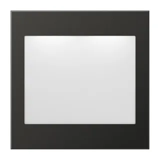 Jung LED-Lichtsignal, weiß und blau, Serie LS, anthrazit (lackiertes Aluminium) AL2539ANLEDWB