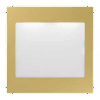 Jung LED-Lichtsignal, weiß und blau, Serie LS, Messing classic (lackiert) ME2539LEDWBC