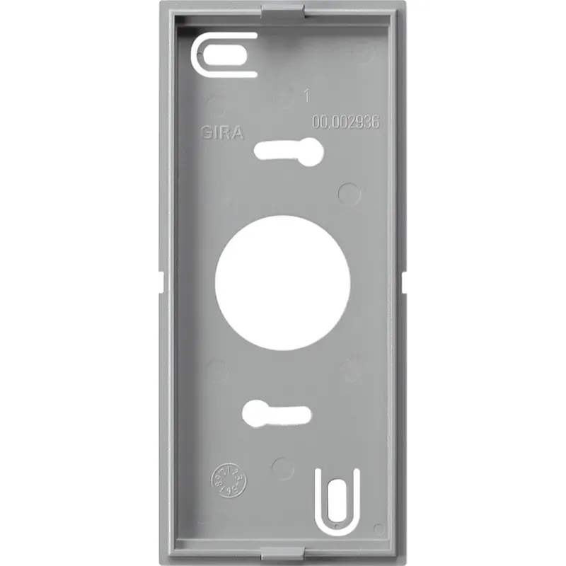 Gira Montageplatte 850526 W-Station AP+Gong System55 F alu