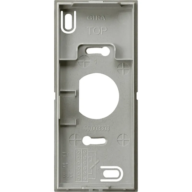 Gira Montageplatte 851020 W-Station Video AP E22 edel