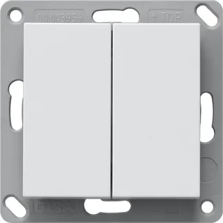 Gira Wandsender 246203 2f System 55 Reinweiß