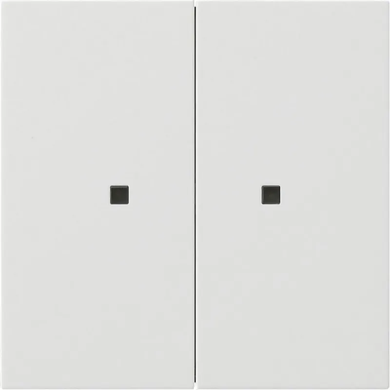 Gira Aufsatz KNX RF 2f Flächenschalter rw