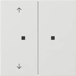 Gira Aufsatz KNX RF 2f Pfeile Flächenschalter rw