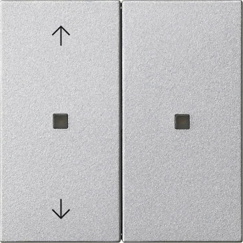 Gira Aufsatz KNX RF 2f Pfeile Sys 55 F alu