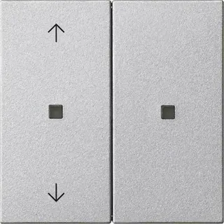 Gira Aufsatz KNX RF 2f Pfeile Sys 55 F alu