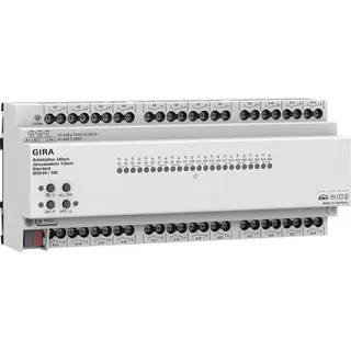Gira Schalt-/Jalousieaktor 503000 24f/12f 16 A REG Std KNX Secure