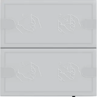 Gira Tastsensor KNX 4 Komfort 2f TS4 Anthrazit