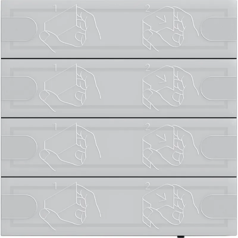Gira Tastsensor KNX 4 Komfort 4f TS4 Anthrazit