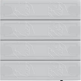 Gira Tastsensor KNX 4 Komfort 4f TS4 Anthrazit