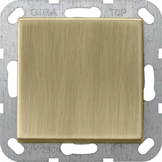 Gira Tastschalter 0127603 Kreuzschalter System 55 Bronze