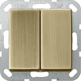 Gira Tastschalter 0125603 Serienschalter System 55 Bronze