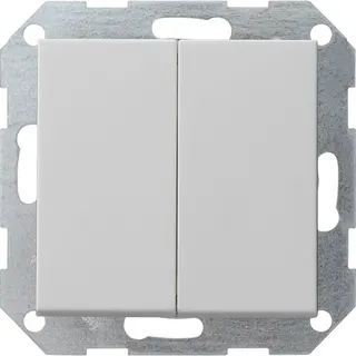 Gira Tastschalter 0128015 Wechselsch. 2f Sys 55 grau