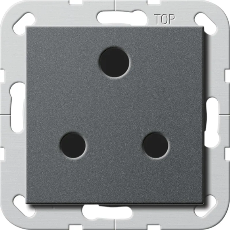 Gira Steckdose 277428 Round Pin 15A System 55 Ant