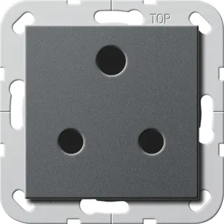 Gira Steckdose 277428 Round Pin 15A System 55 Ant