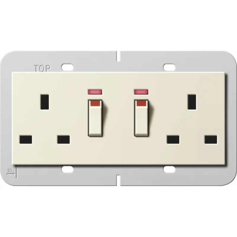 Gira Doppelsteckdose 278401 BS 13A Kont Syst. 55 BS 80 cw