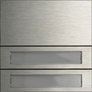 Gira Tastenmodul 5532914 2f. System 106 Edelstahl V4A
