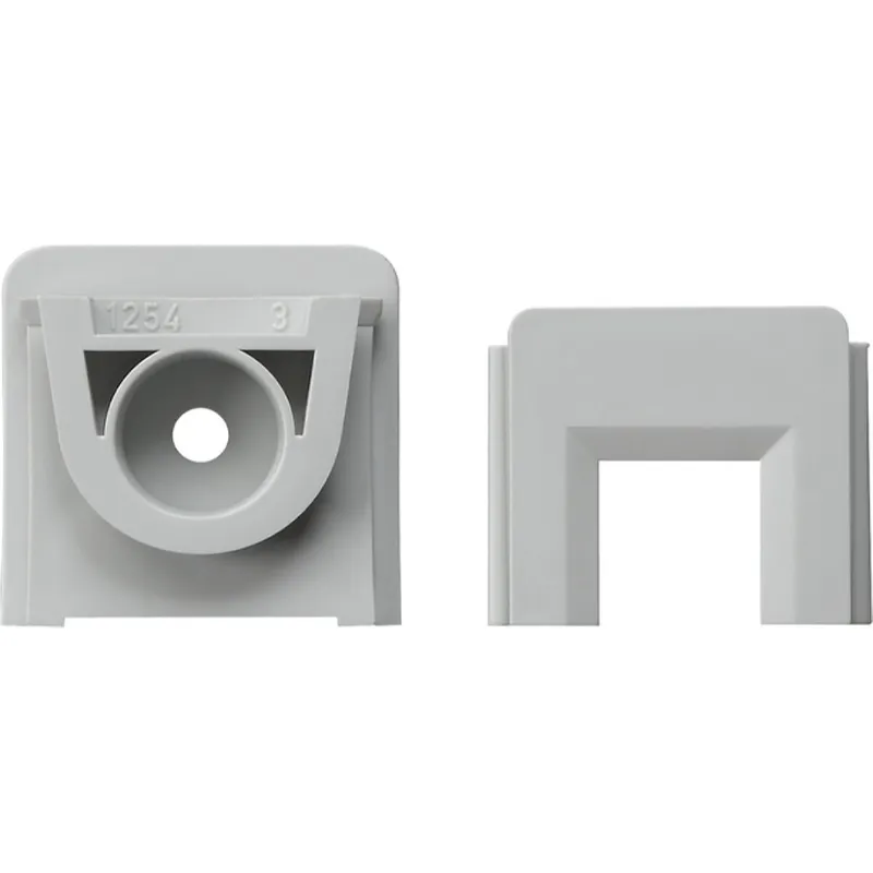 Gira Kanaleinführung 000830 Adapter+Kanalsch 15x15mm AP grau