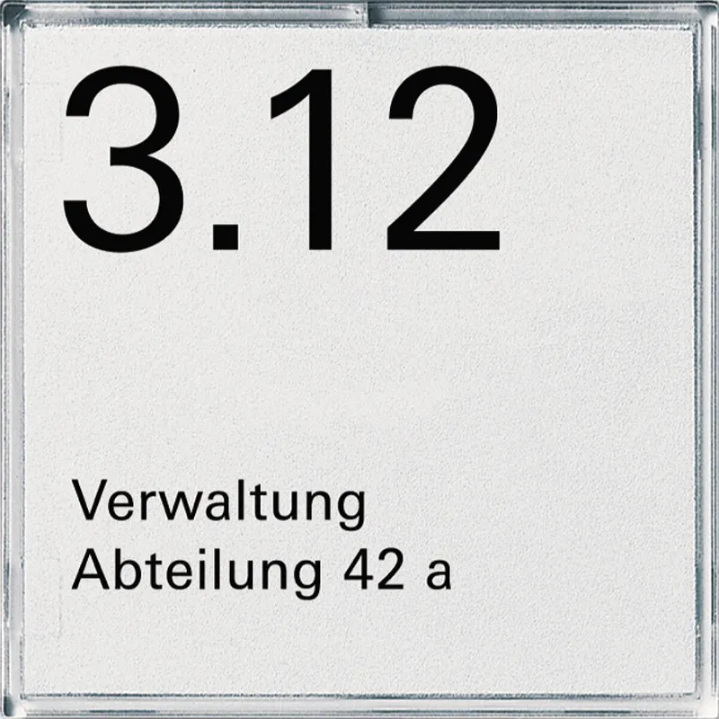 Gira Türschild 107100 1fach Event E2