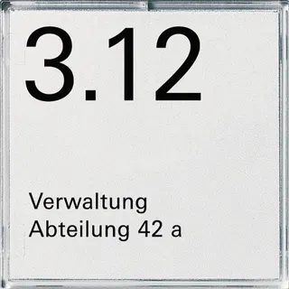 Gira Türschild 107100 1fach Event E2