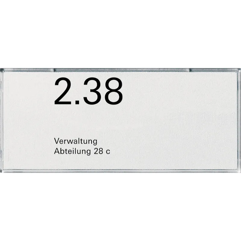 Gira Türschild 107200 2fach Event E2