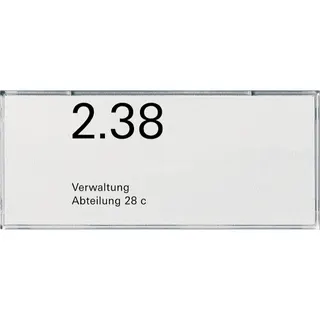 Gira Türschild 107200 2fach Event E2