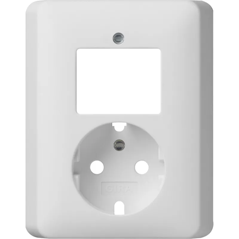 Gira Abdeckung 092804 Kombi Wechsel+SCHUKO System55 rwm
