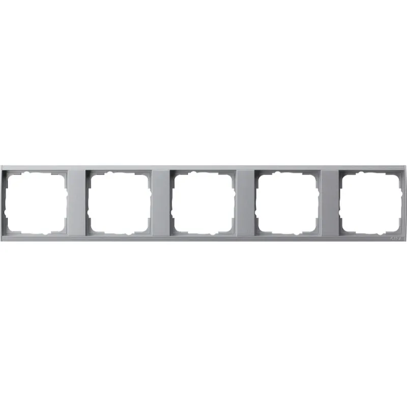 Gira Tragplatte 146526 5fach Gira Event Farbe Alu