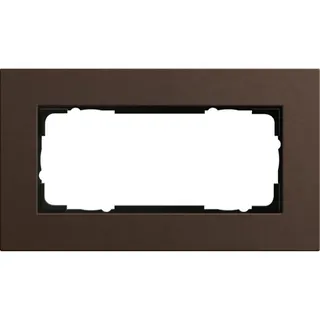 Gira Abdeckrahmen 1002223 2fach Esprit Lin.Mpx.Dunkelbraun
