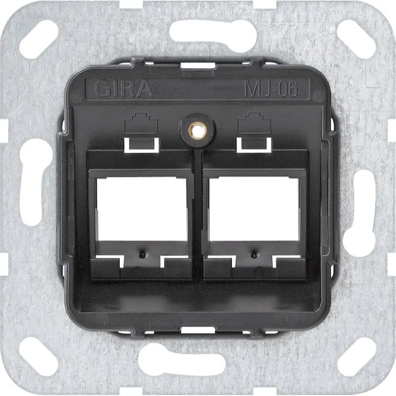Gira Tragring 560600 Modular Jack 6 2fach