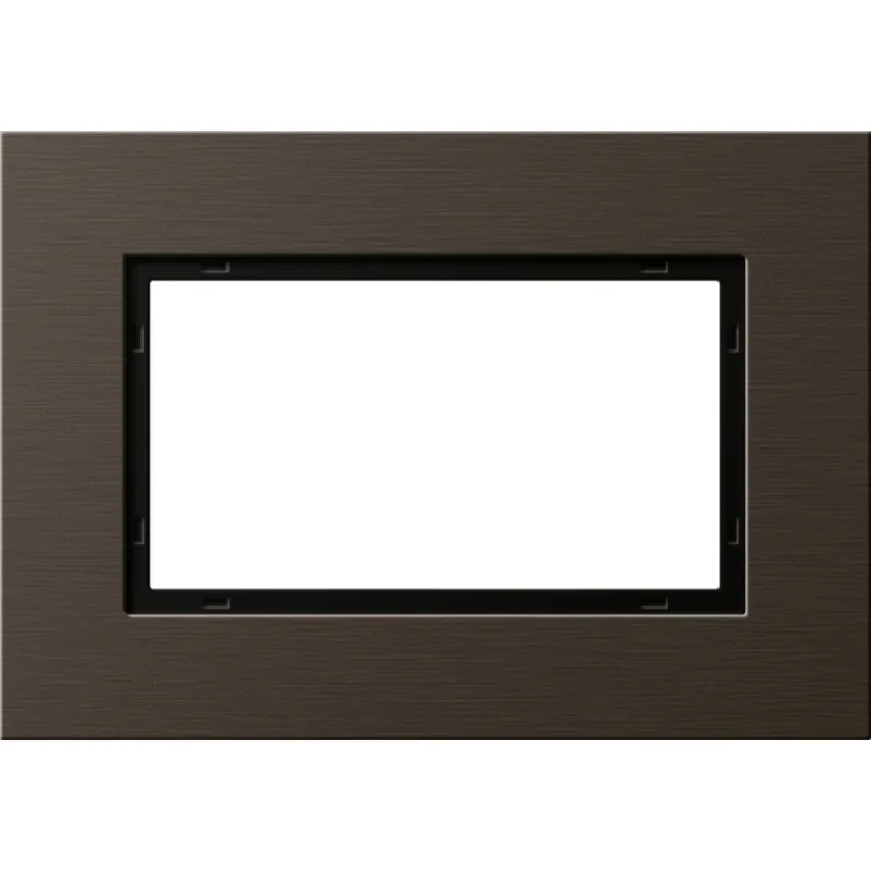 Gira Abdeckrahmen 1001127 1,5fach Esprit Aluminium Braun