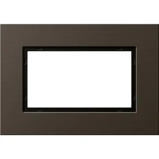 Gira Abdeckrahmen 1001127 1,5fach Esprit Aluminium Braun