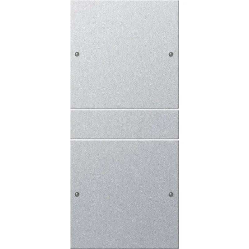 Gira Set 218226 2fach System 55 Farbe Alu