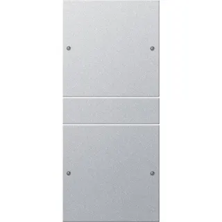 Gira Set 218226 2fach System 55 Farbe Alu