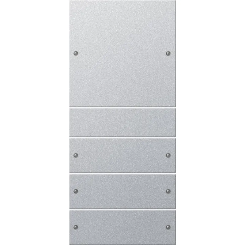 Gira Set 218426 4fach System 55 Farbe Alu