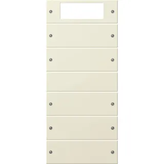 Gira Set 219501 5fach Plus System 55 cremeweiss