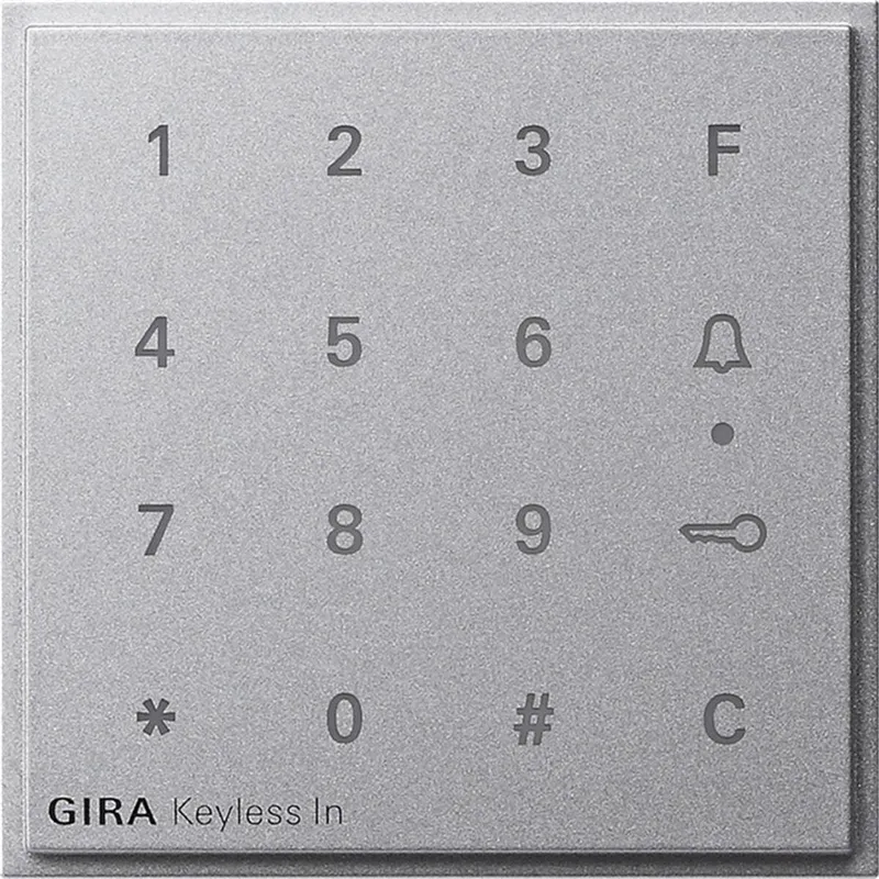 Gira Aufsatz 851365 Codetastatur TX_44 F alu