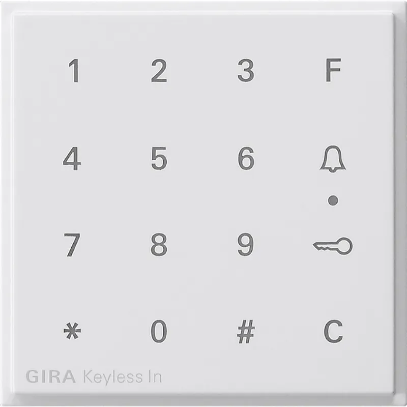 Gira Aufsatz 851366 Codetastatur TX_44 reinweiss