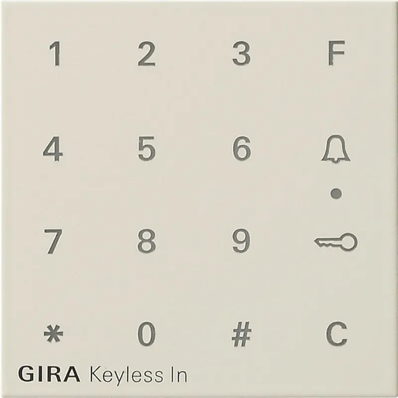 Gira Aufsatz 851301 Codetastatur System 55 cremeweiss