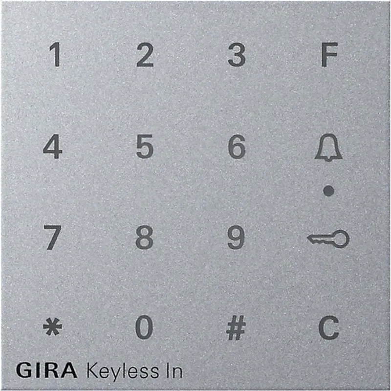 Gira Aufsatz 851326 Codetastatur System 55 F alu