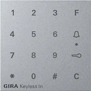 Gira Aufsatz 851326 Codetastatur System 55 F alu