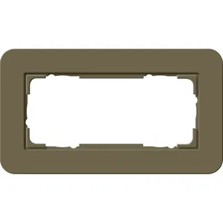 Gira Rahmen 1002416 2fach E3 Umbra/Reinweiss